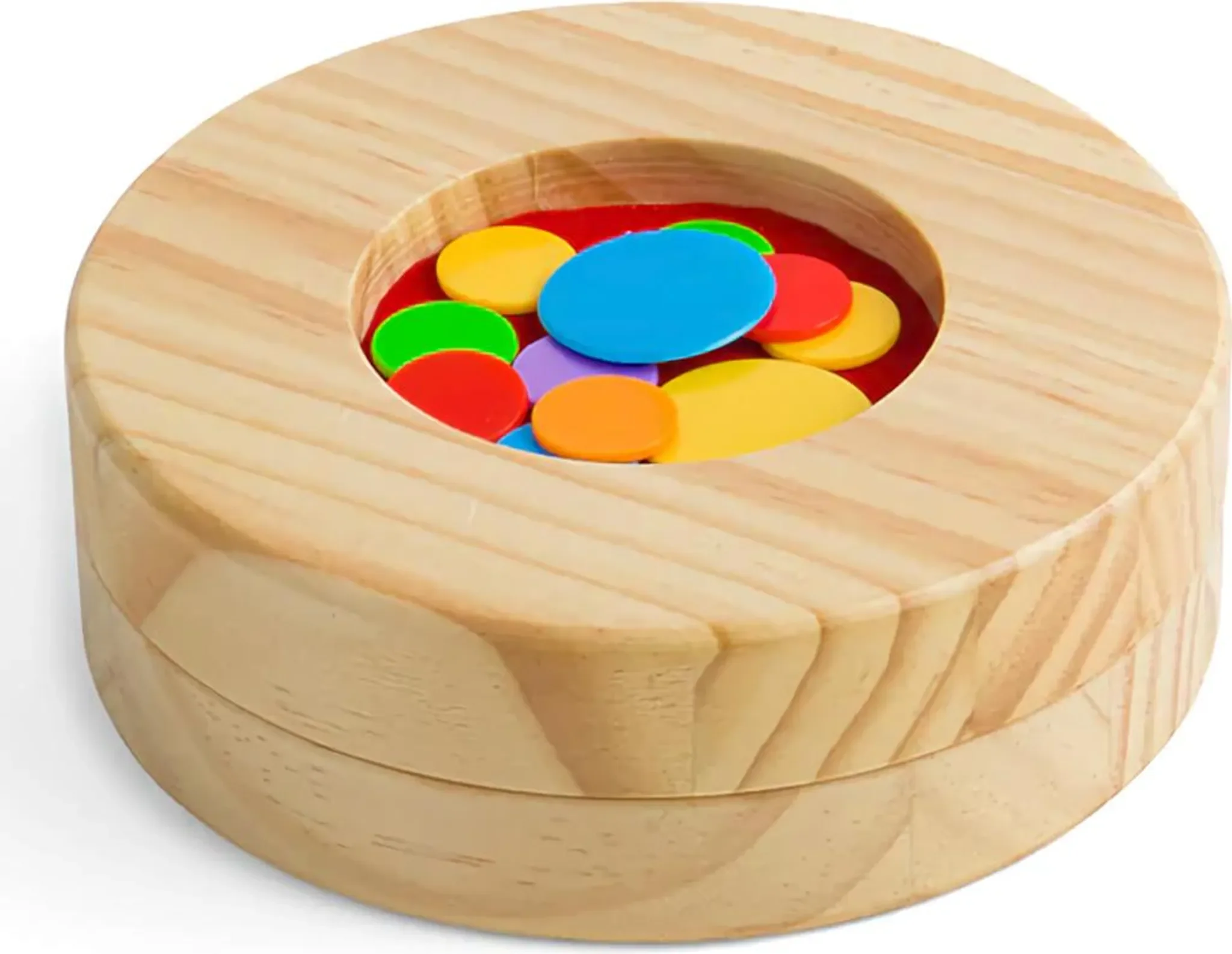 BigJigs Holz Tiddly Winks – klassisches Kinderspiel